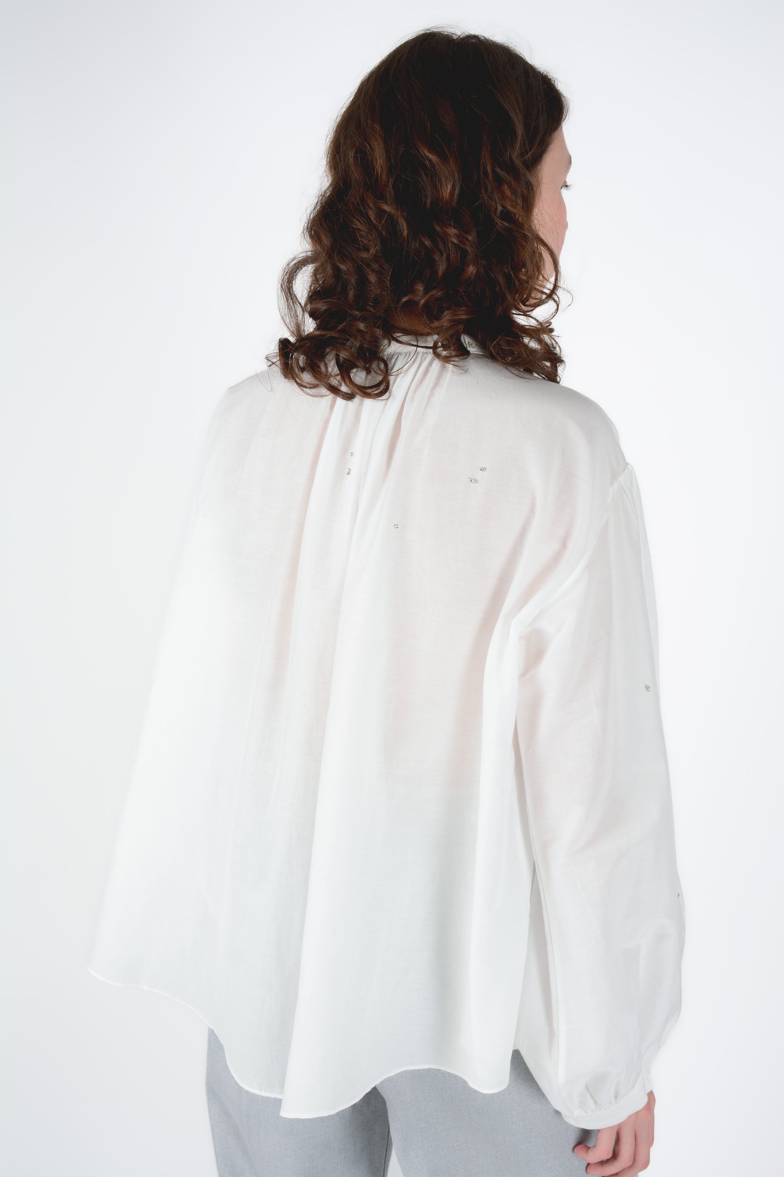 Camisa strasses cosidos maho