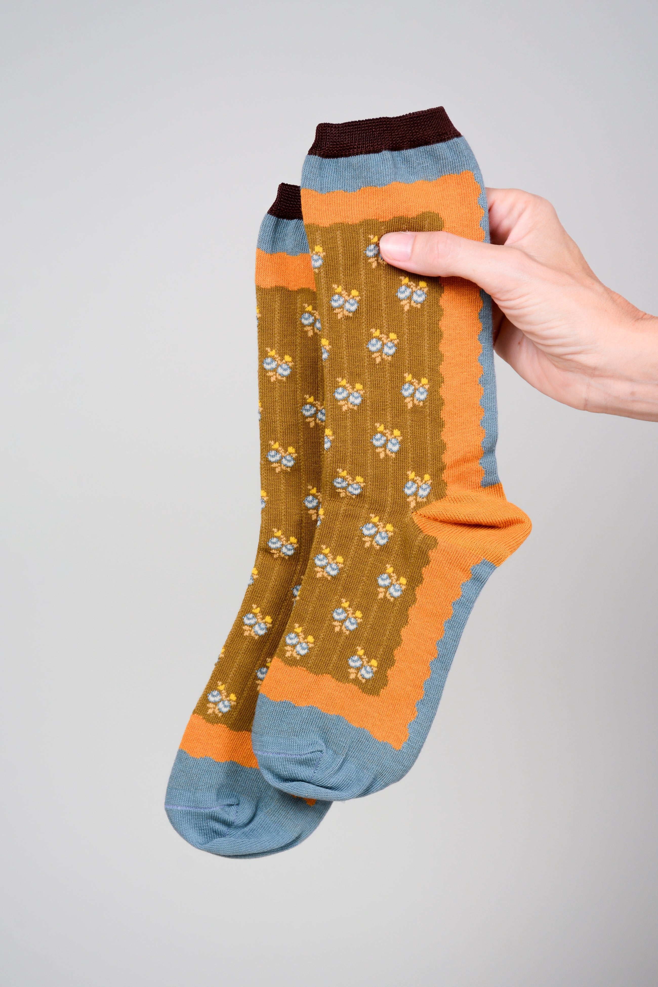 Calcetines par de florecitas