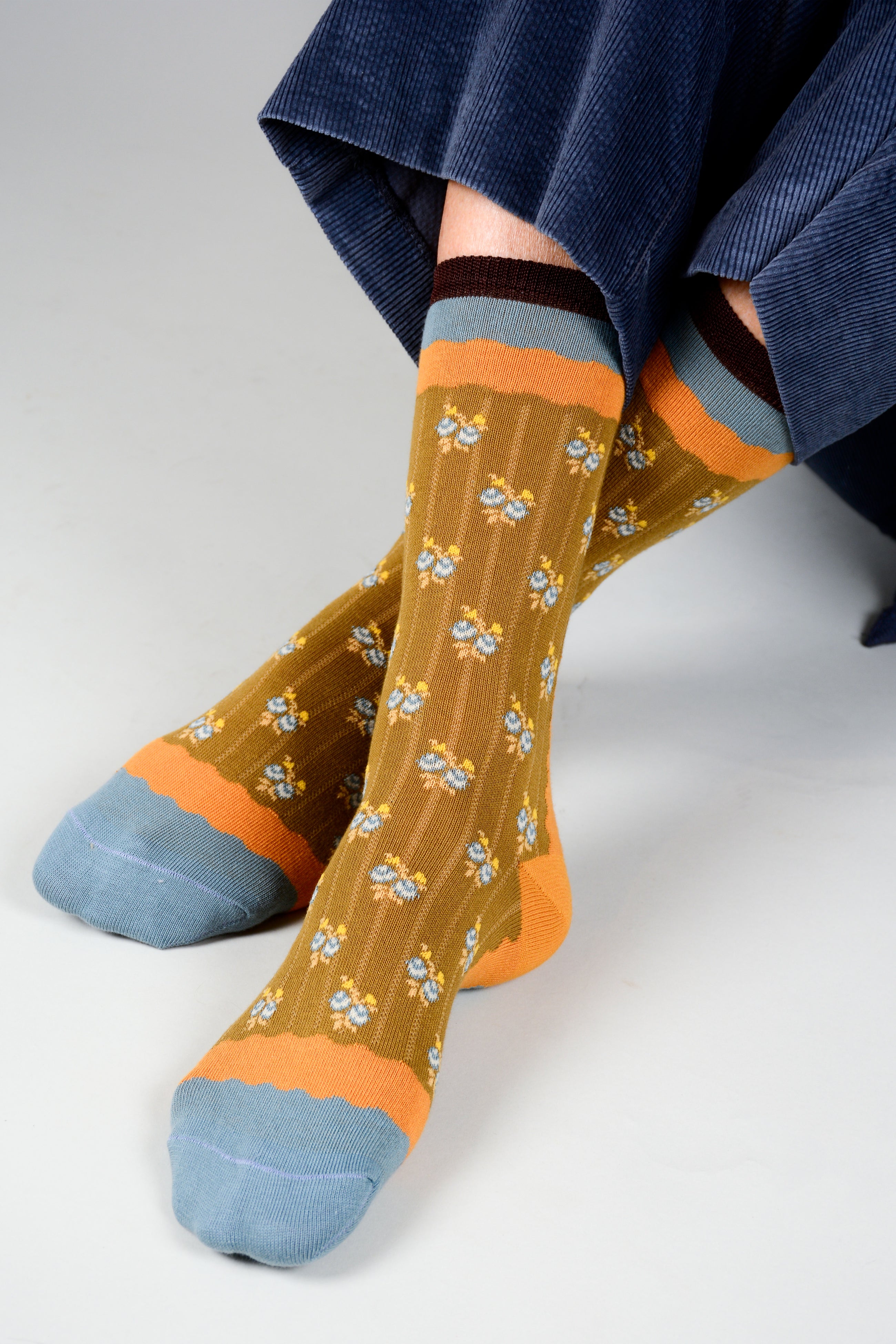 Calcetines par de florecitas