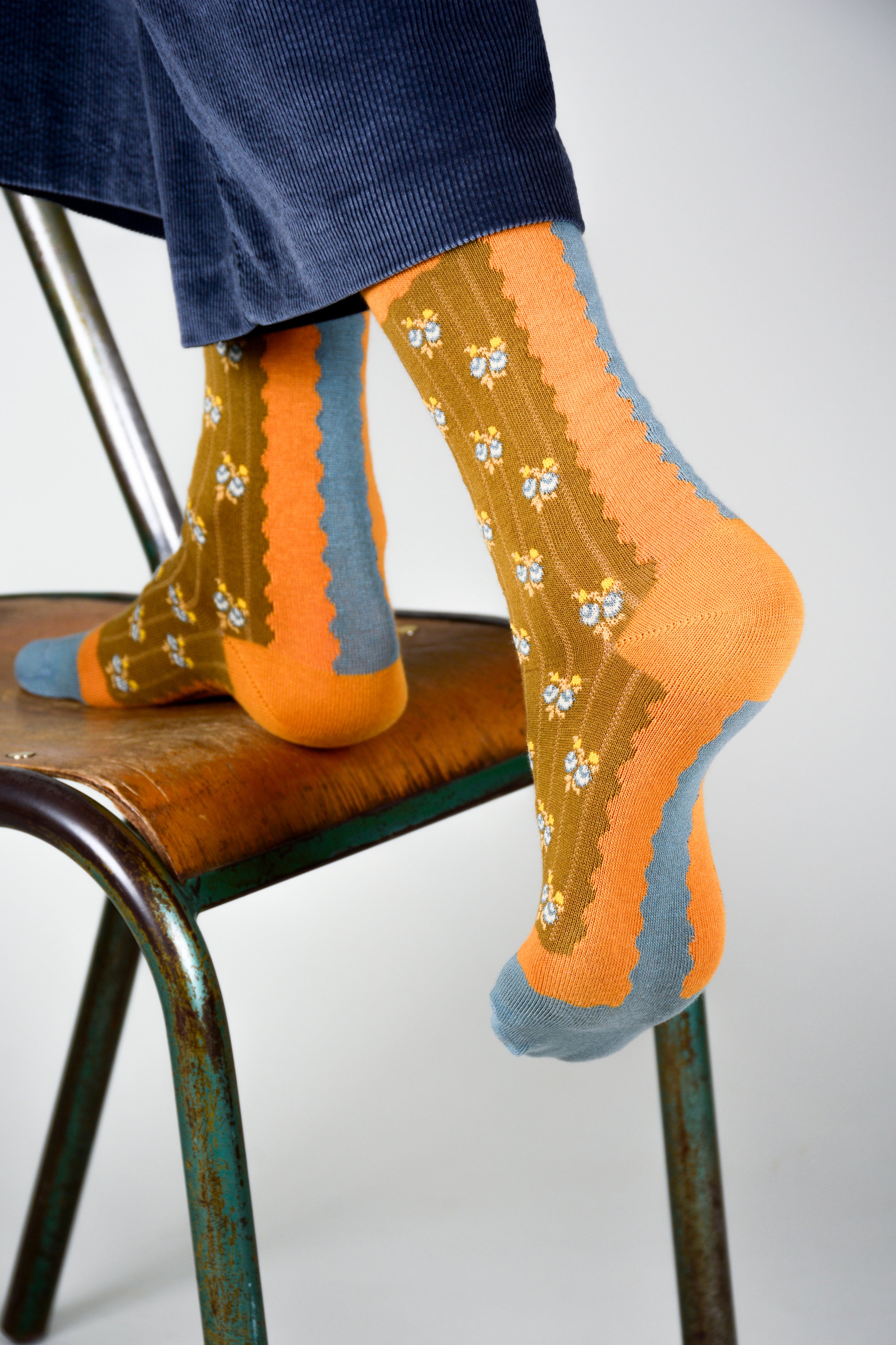 Calcetines par de florecitas