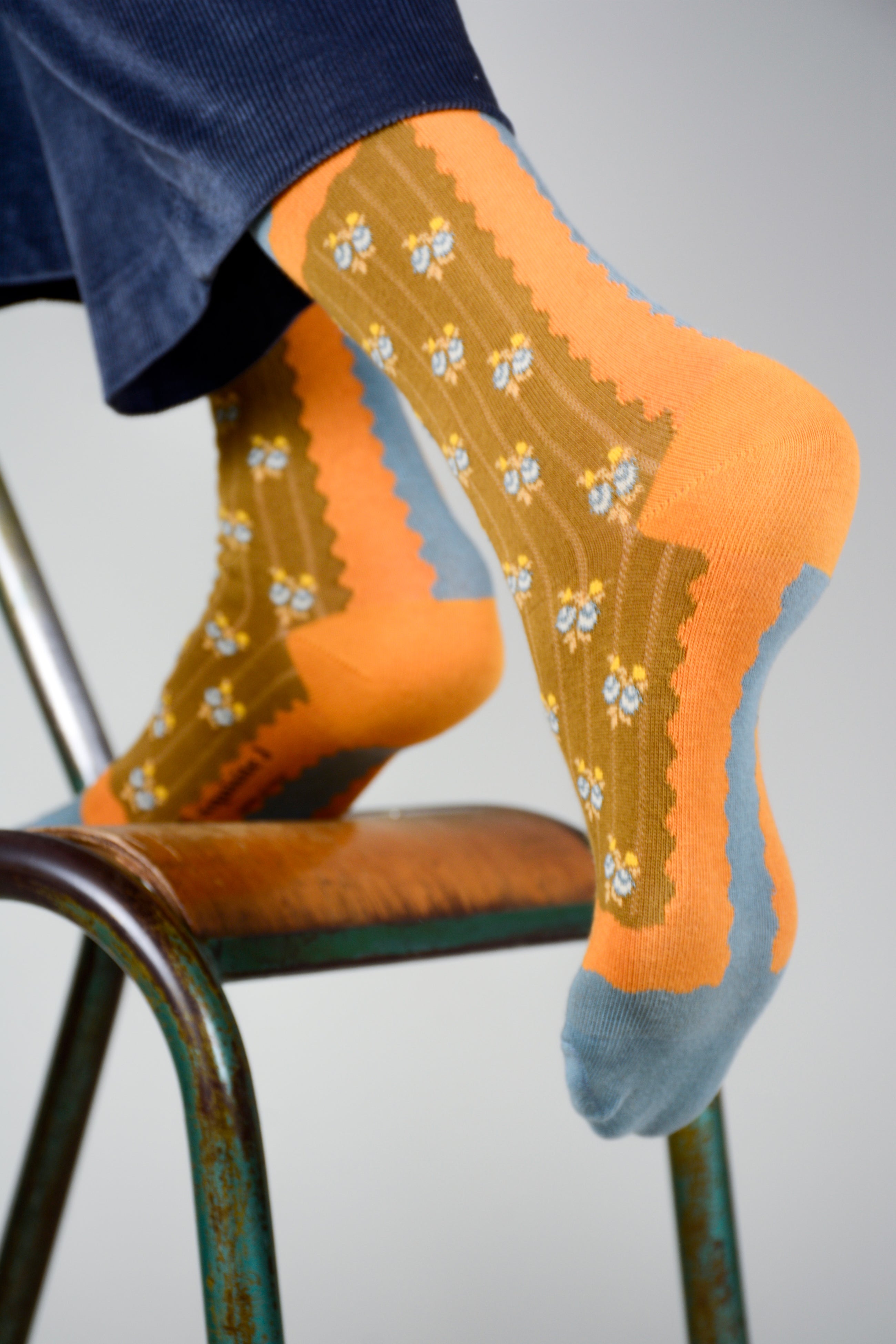 Calcetines par de florecitas