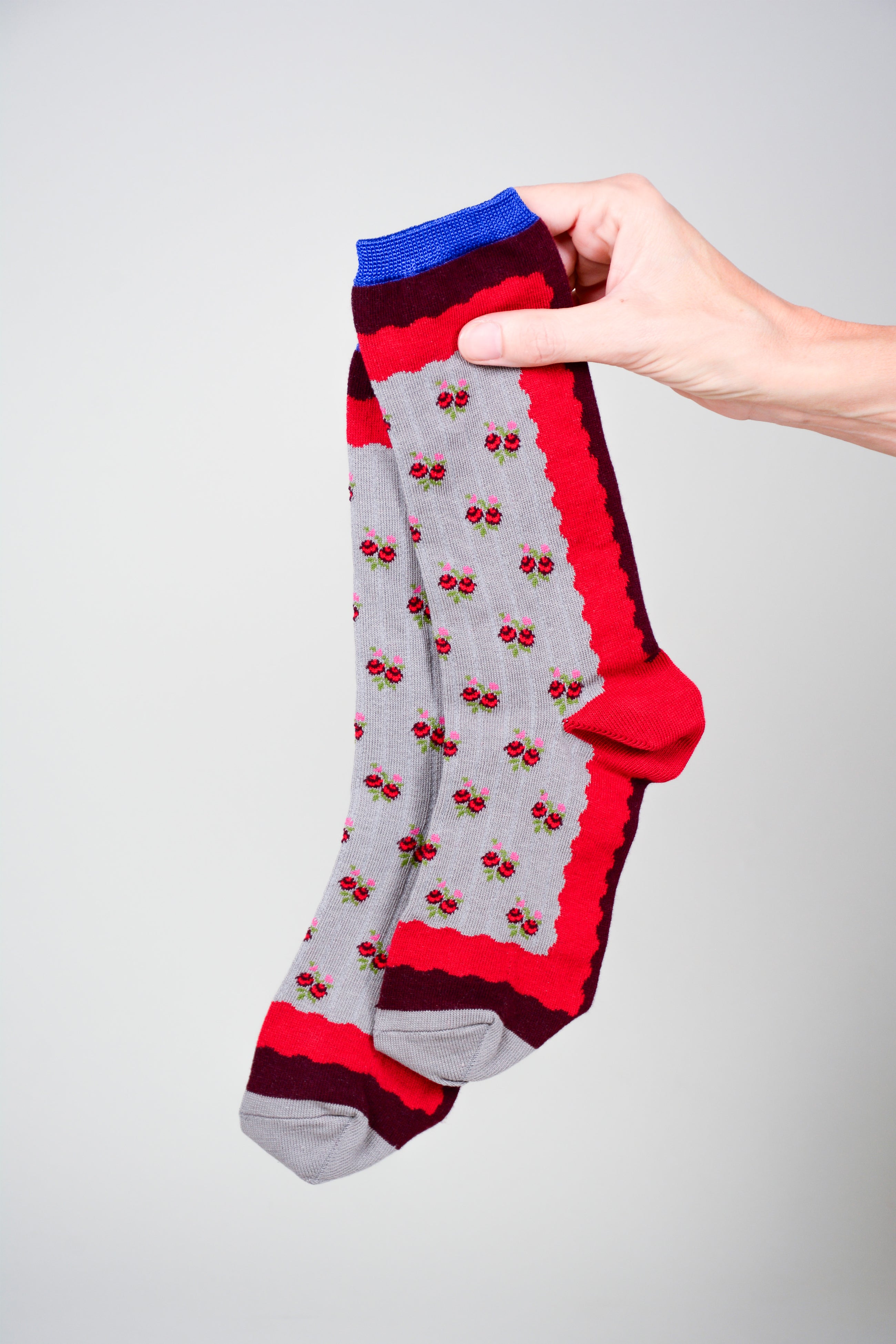 Calcetines par de florecitas