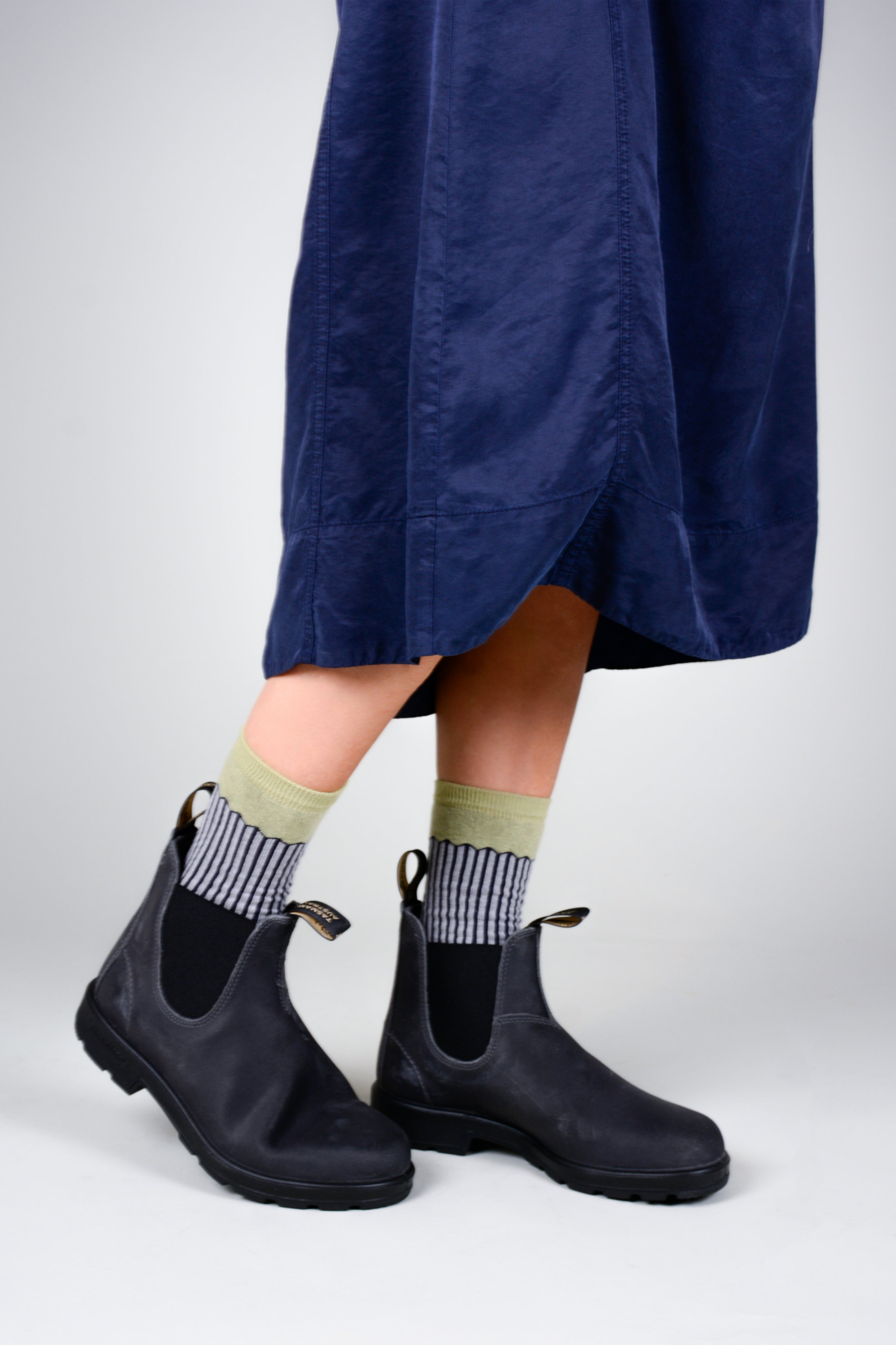 Calcetines rayas canalé