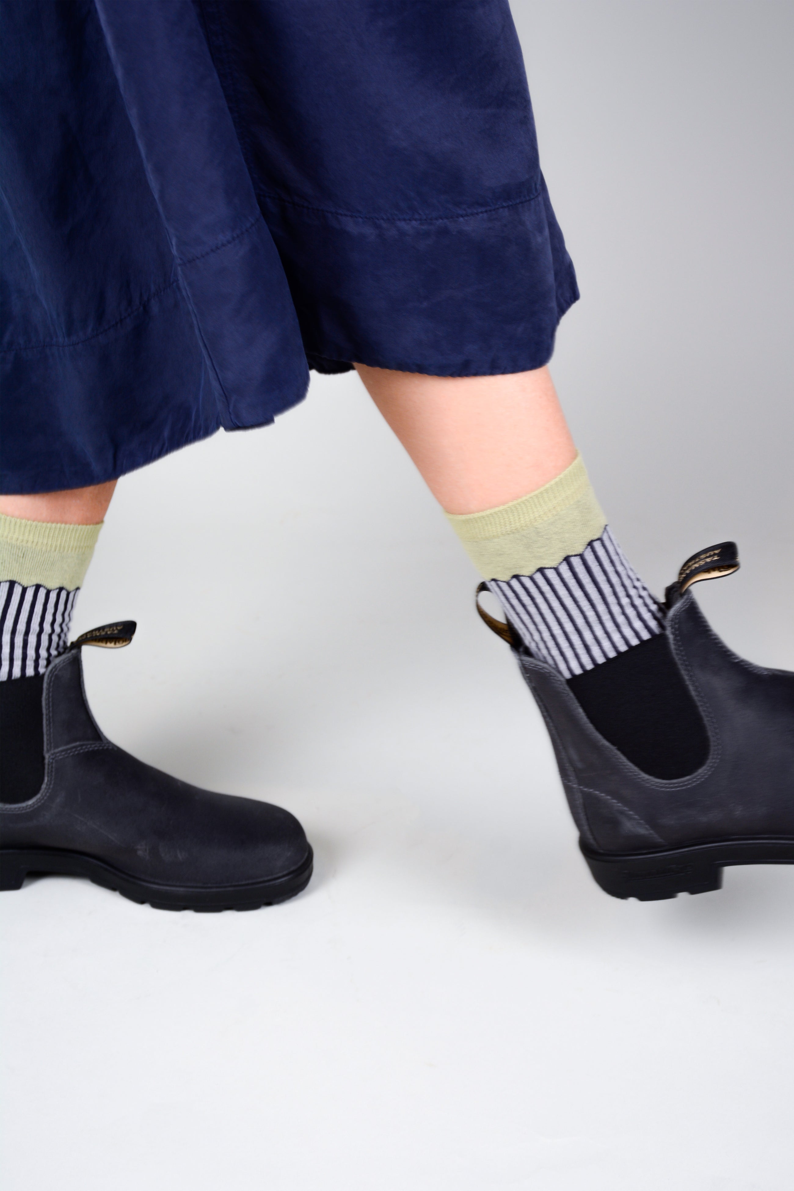 Calcetines rayas canalé