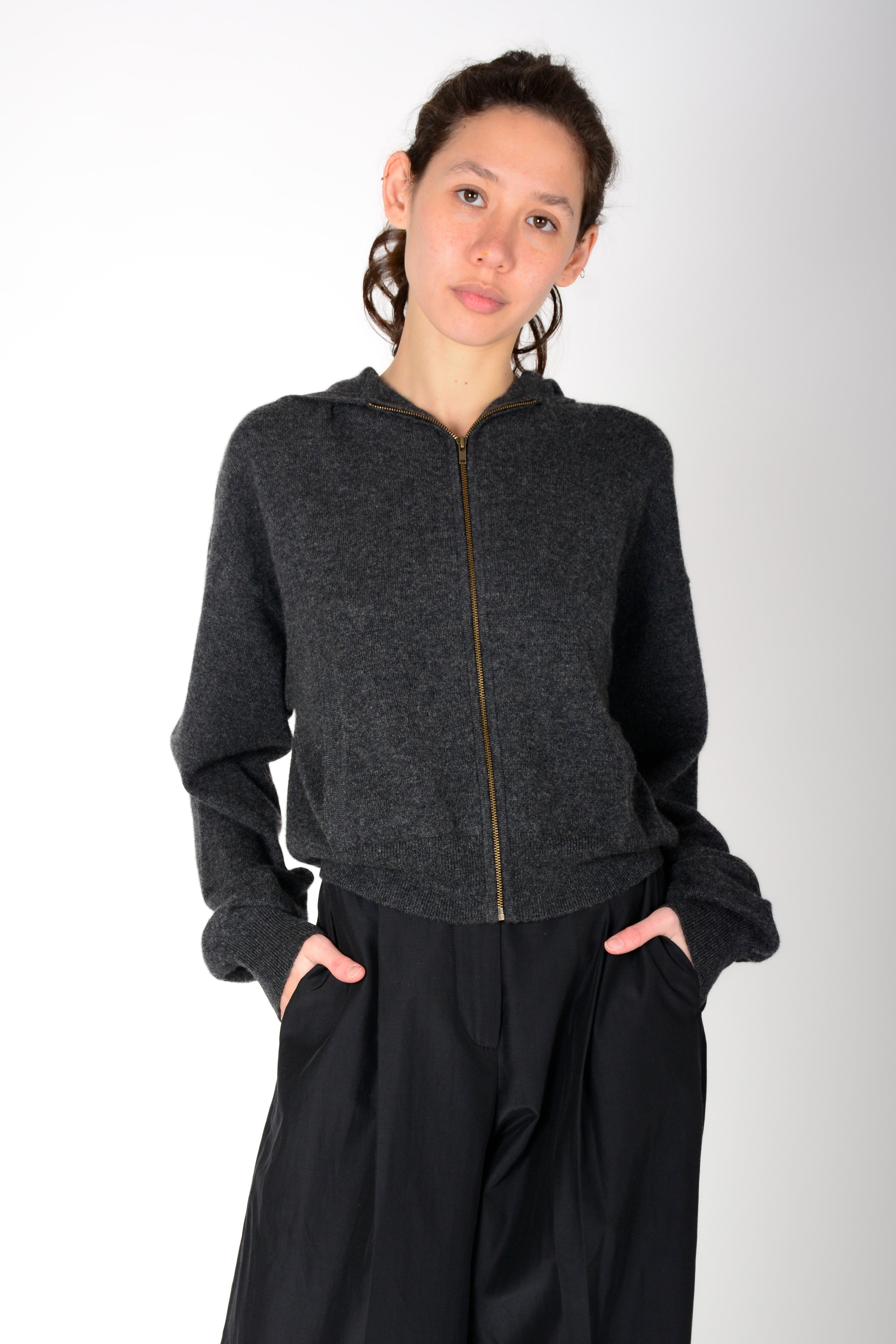 jersey cremallera capucha