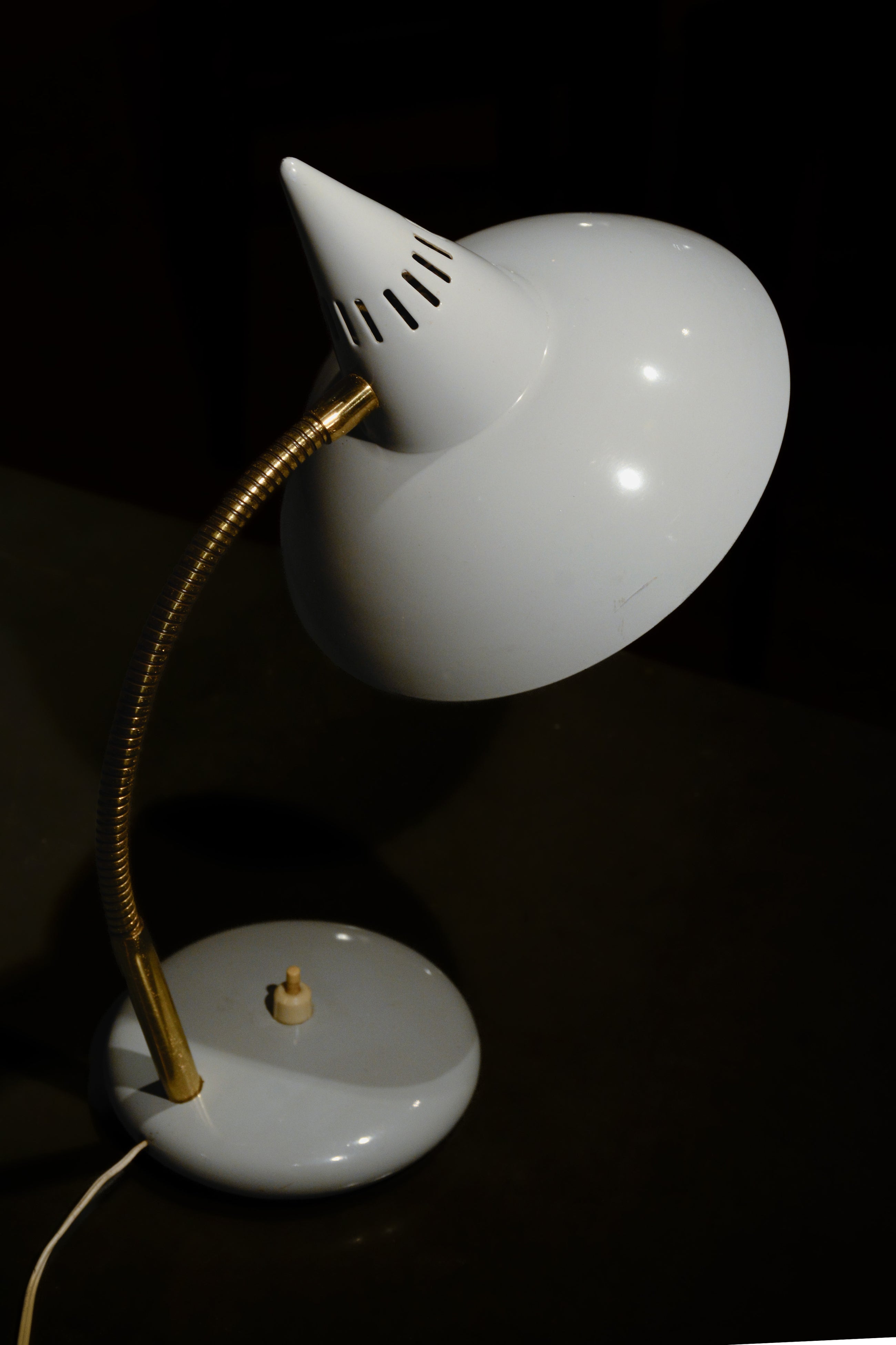 Lámpara de mesa sombrero de bruja años 50´s italia