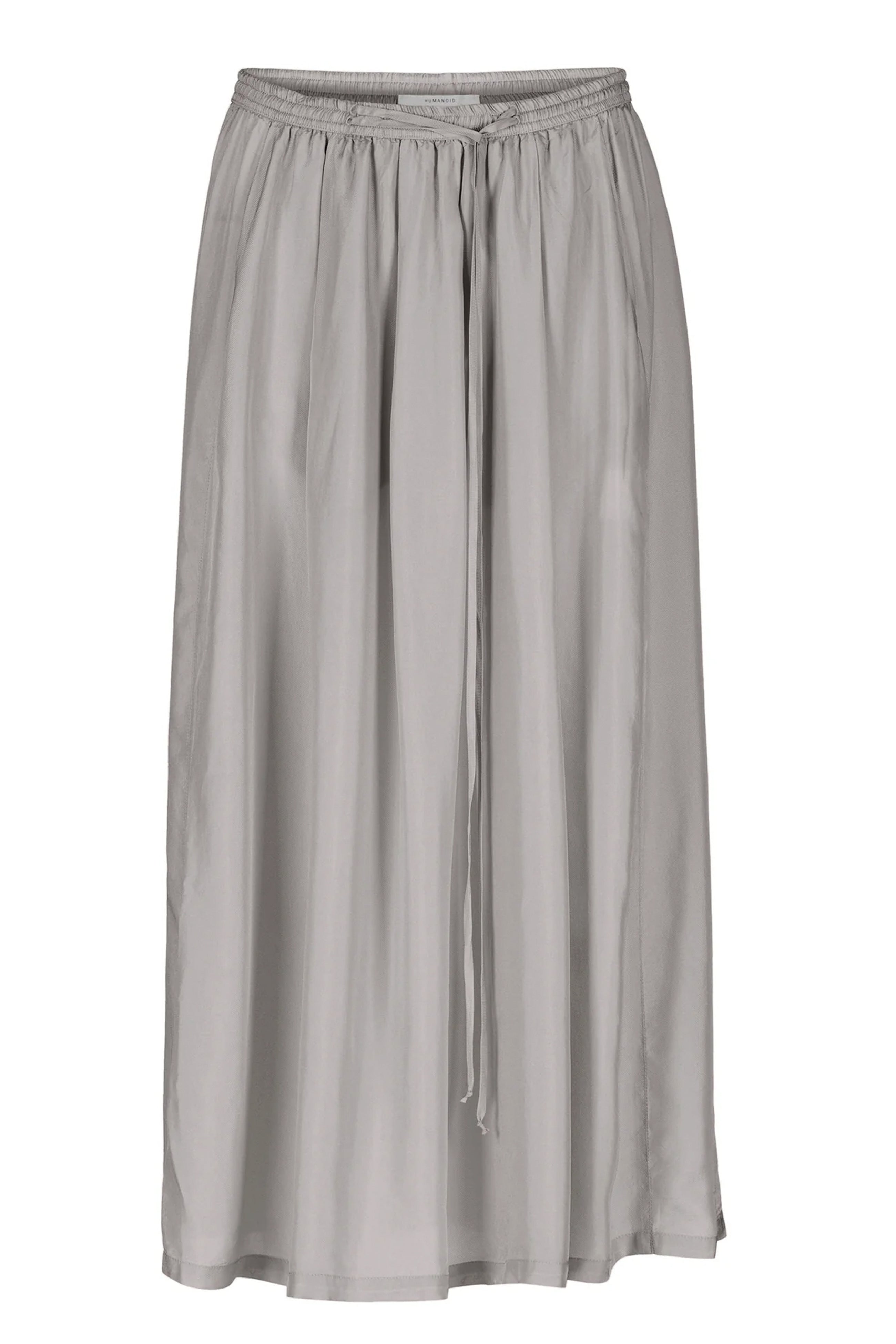 Falda goma pliegues frontal