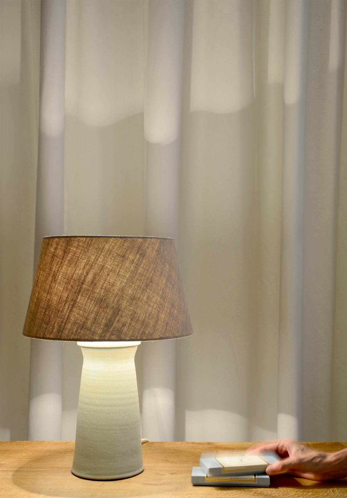 Lámpara pie pequeño pantalla pequeña abierta