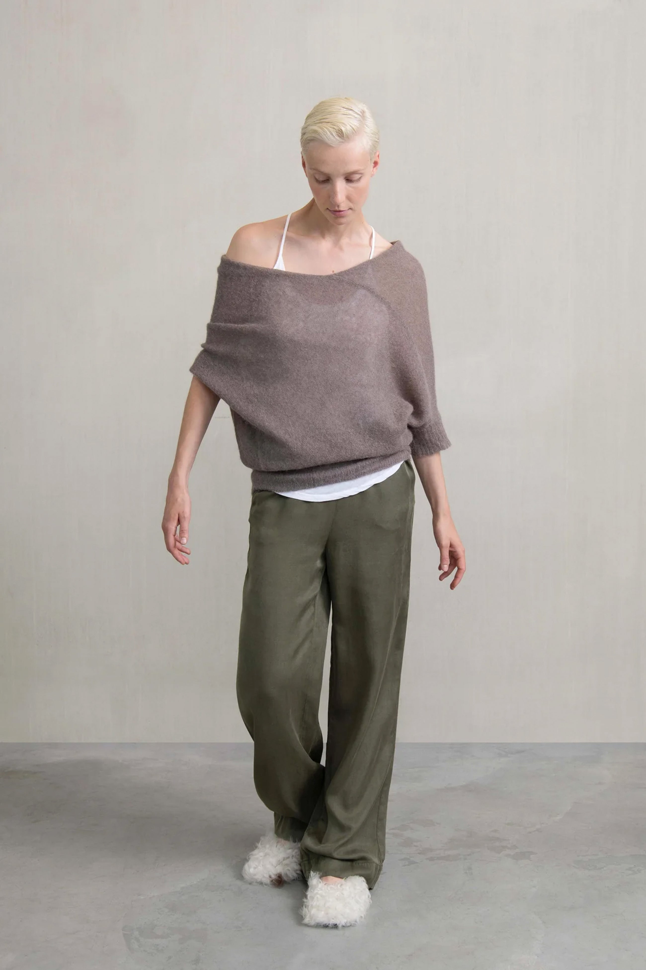 Jersey manga corta pico liso