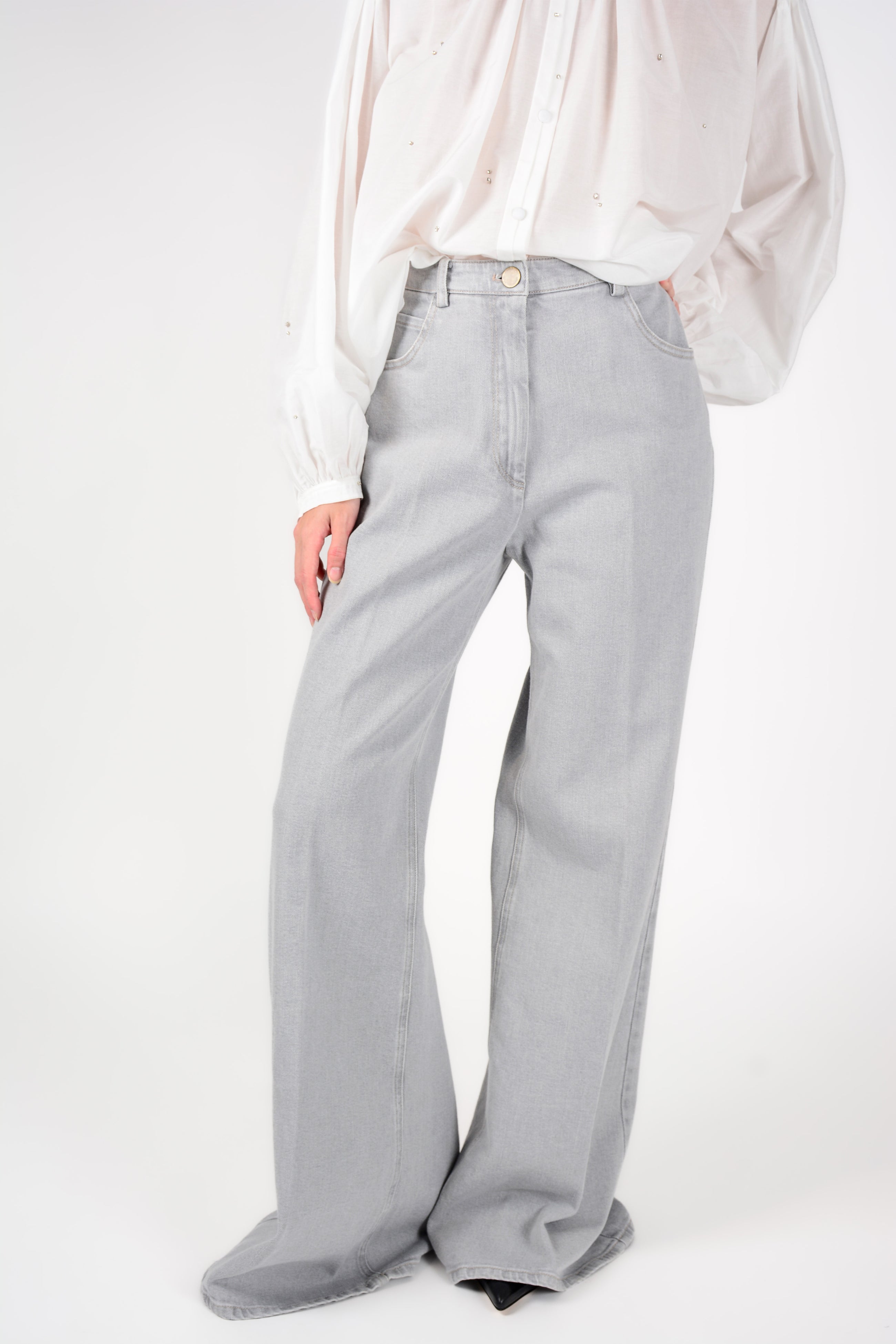 Pantalón grey demin regular