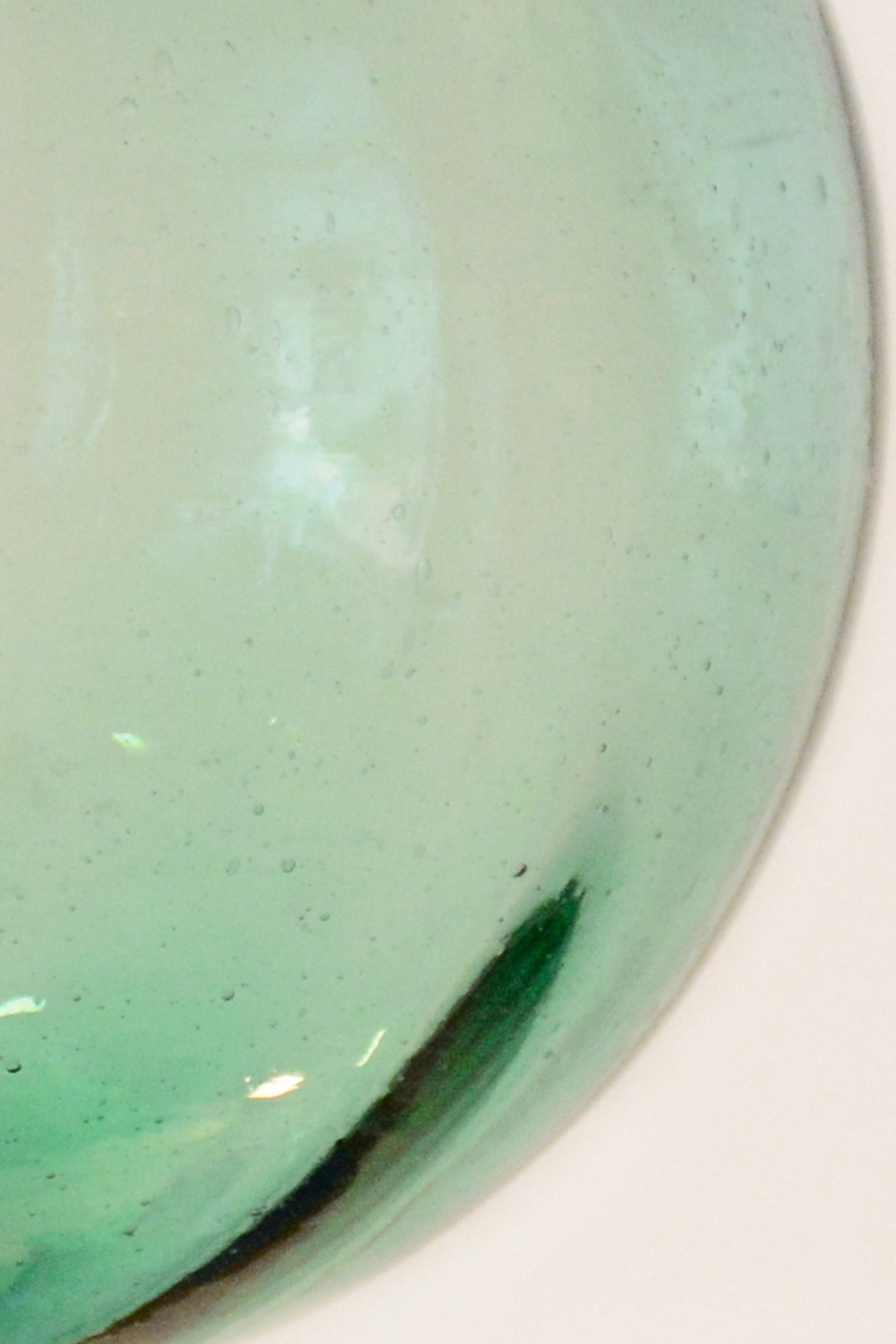 Lámpara de techo cristal verde