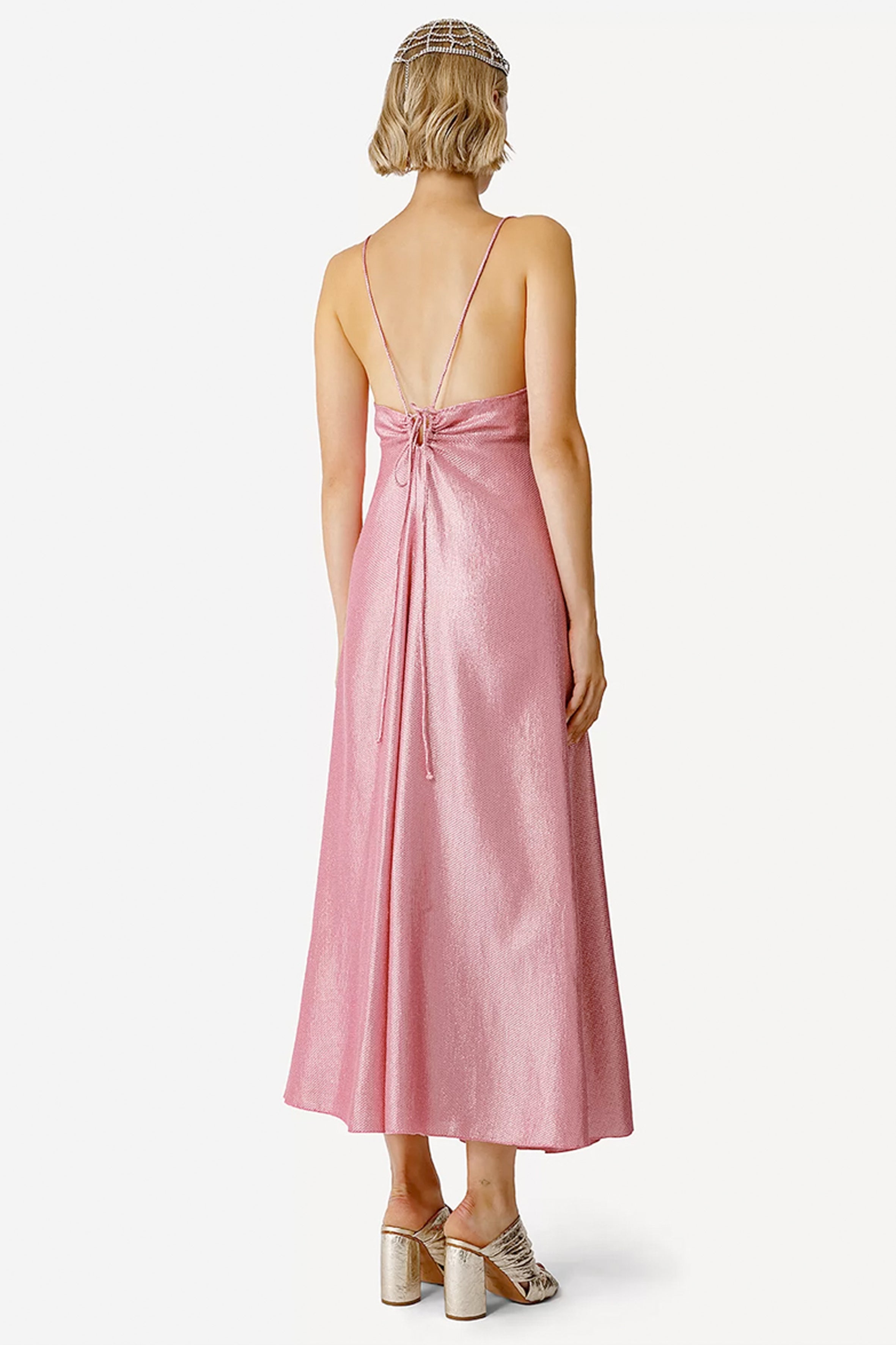 Vestido lurex sirena tirantes v