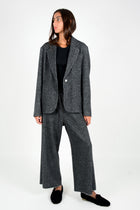 Chaqueta jaspeada chasmere y lana