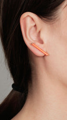 Neon Lemon short earrings
