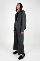 Chaqueta jaspeada chasmere y lana