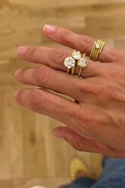 Anillo cabo twist pinky