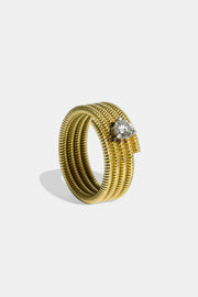 Anillo cabo twist pinky