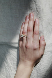 Anillo cluster de Perlas
