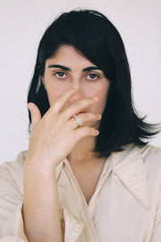 Anillo cluster de Perlas