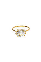 Anillo Topacio Blanco