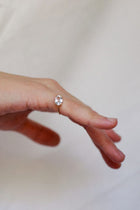 Anillo Topacio Blanco