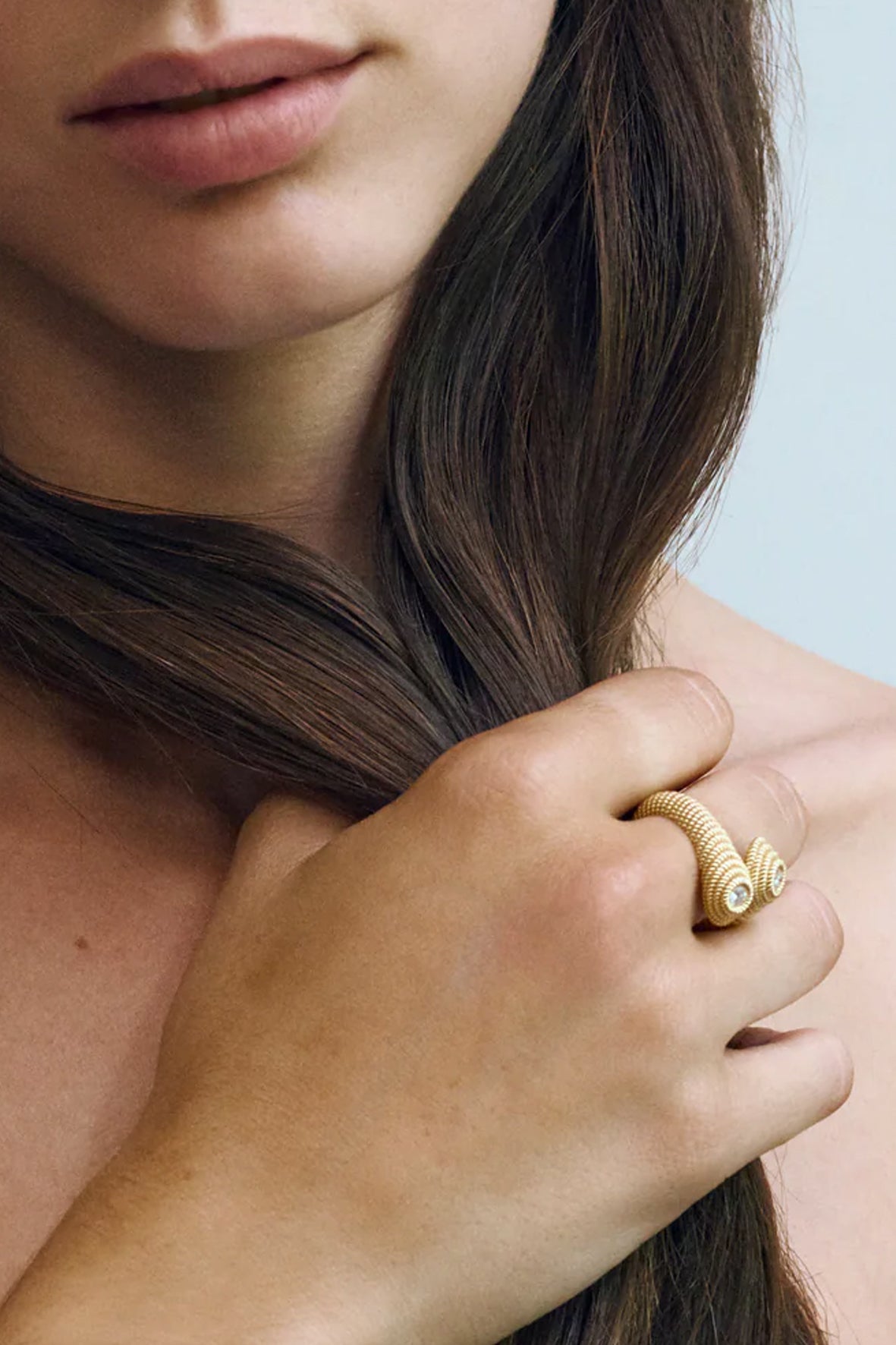 Anillo dragón serpiente 0,25ct