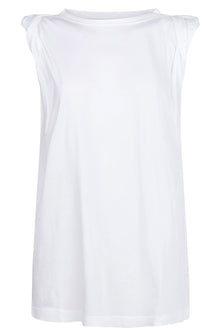 Camiseta hombro recogido