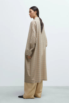 Gabardina batwing tartán