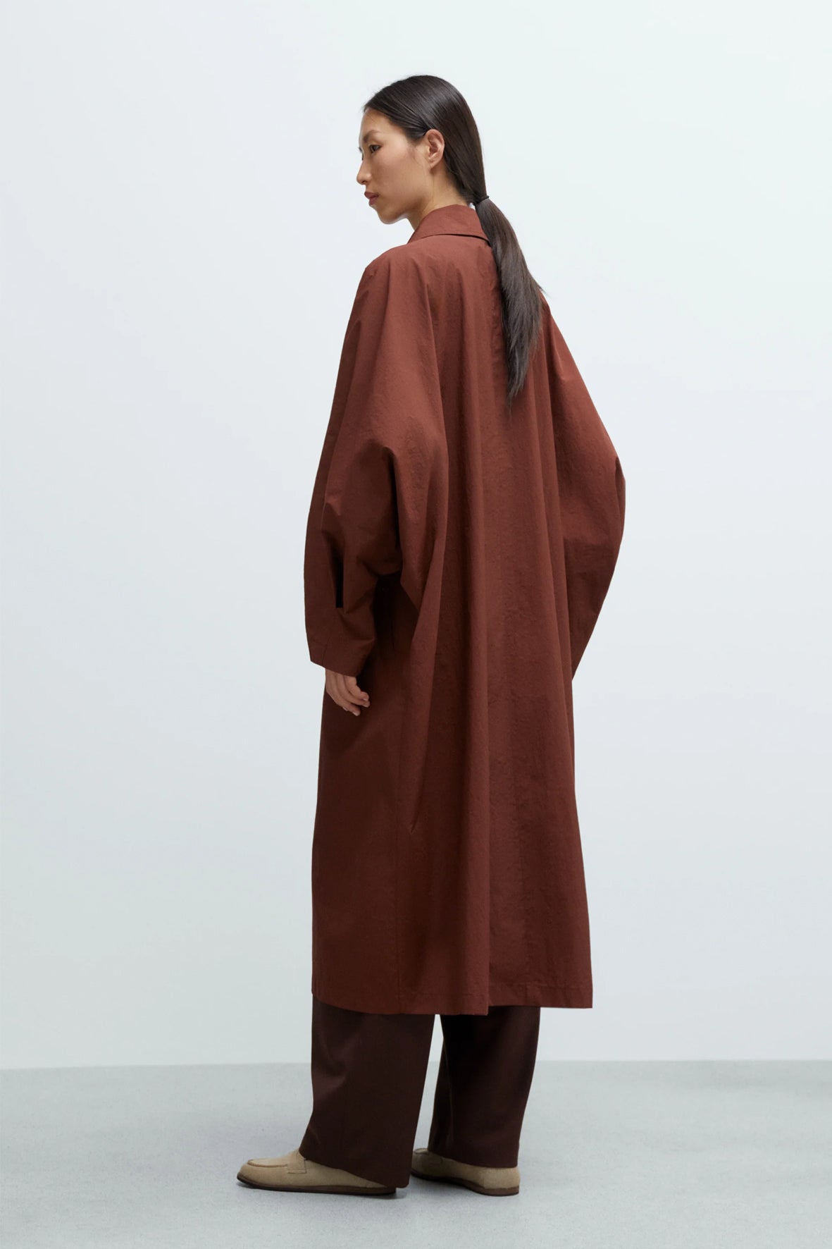 Gabardina batwing