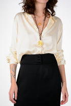 Camisa seda basic larga