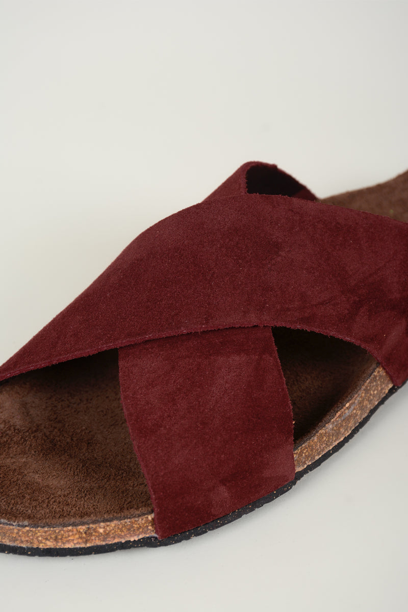 Sandalias ante cruzada