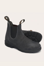 Botas steel grey washed suede 1910