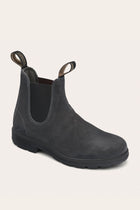 1910 Steel gray waxed suede