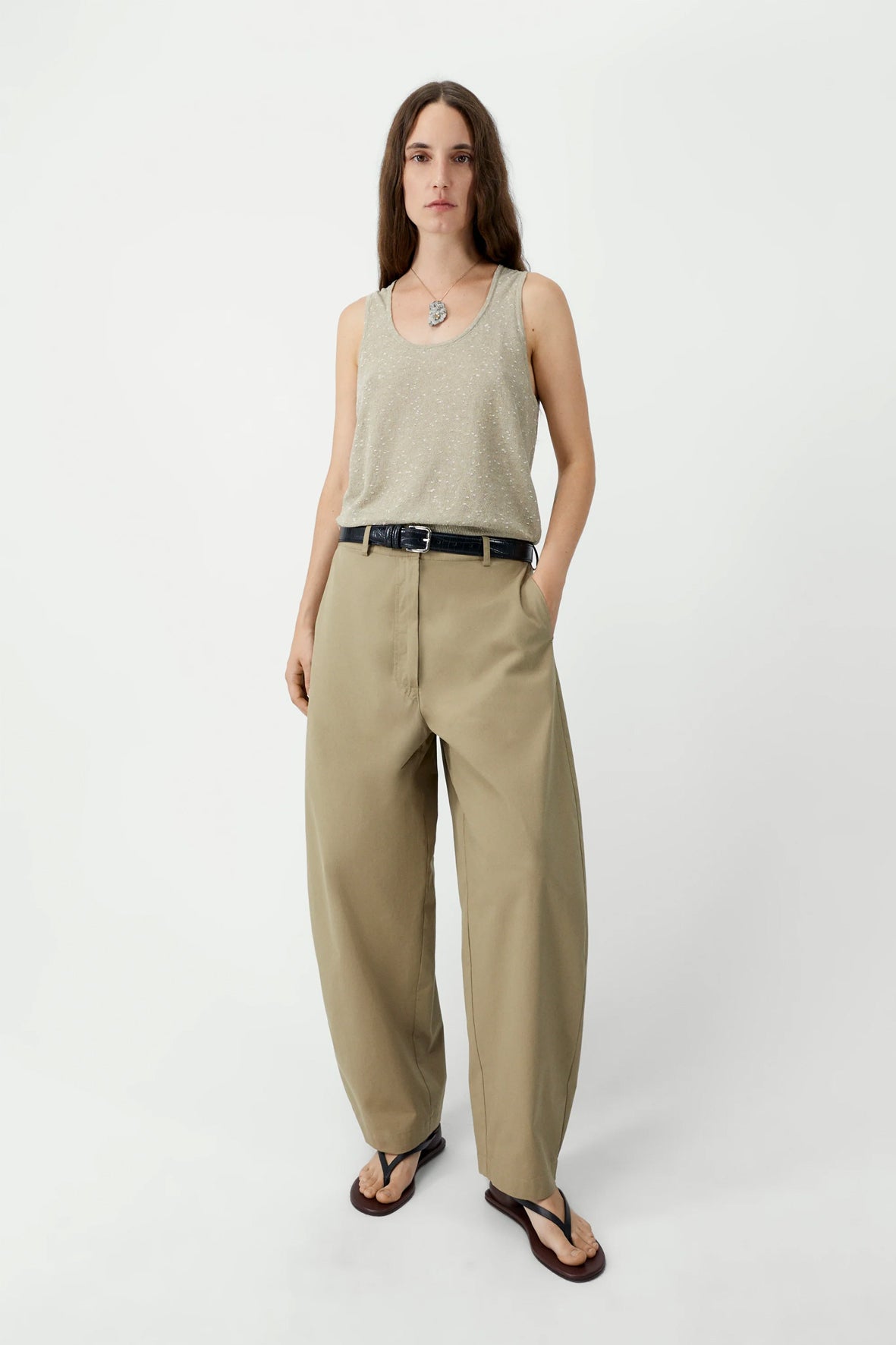 Pantalón cotton curved