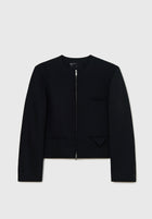 Chaqueta cropped negro