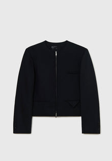 Chaqueta cropped negro