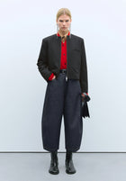 Chaqueta cropped negro