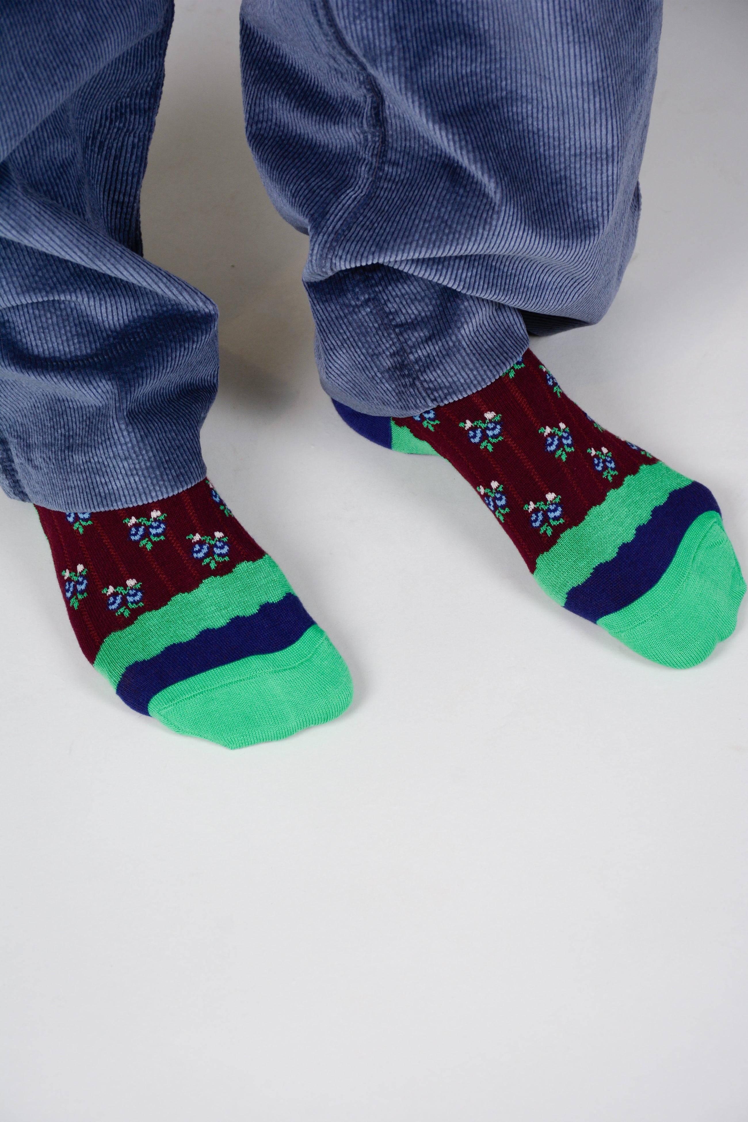 Calcetines par de florecitas