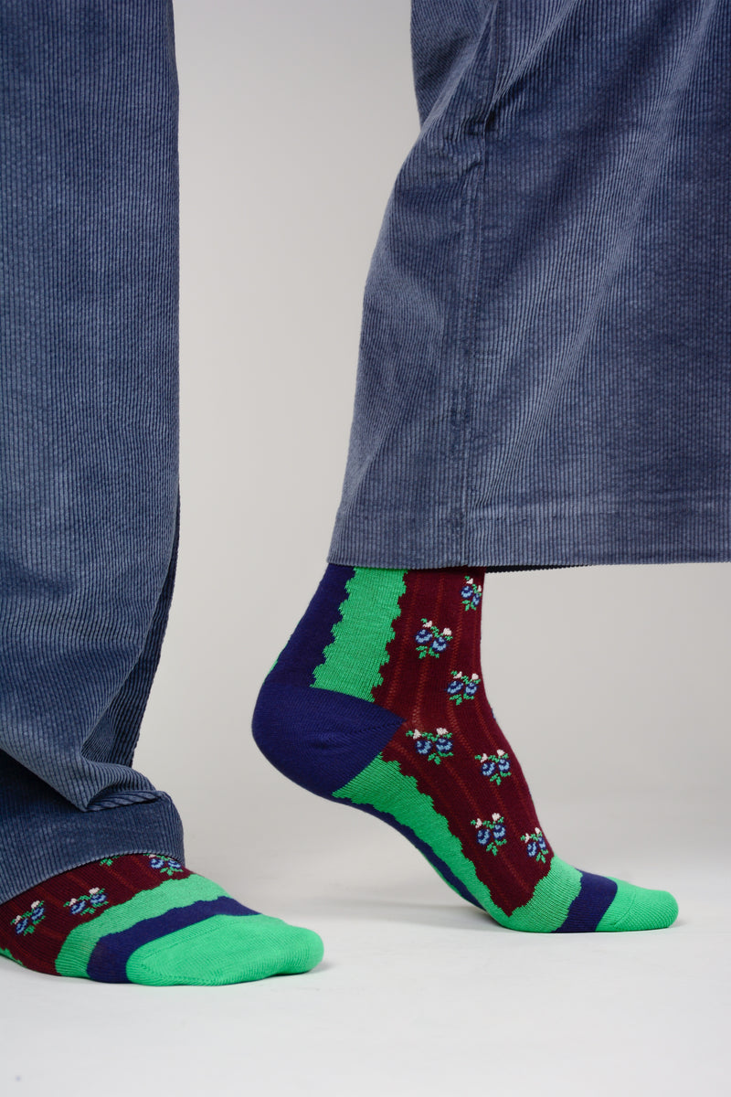 Calcetines par de florecitas