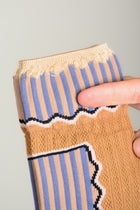 Calcetín rayas y caladíto bebe