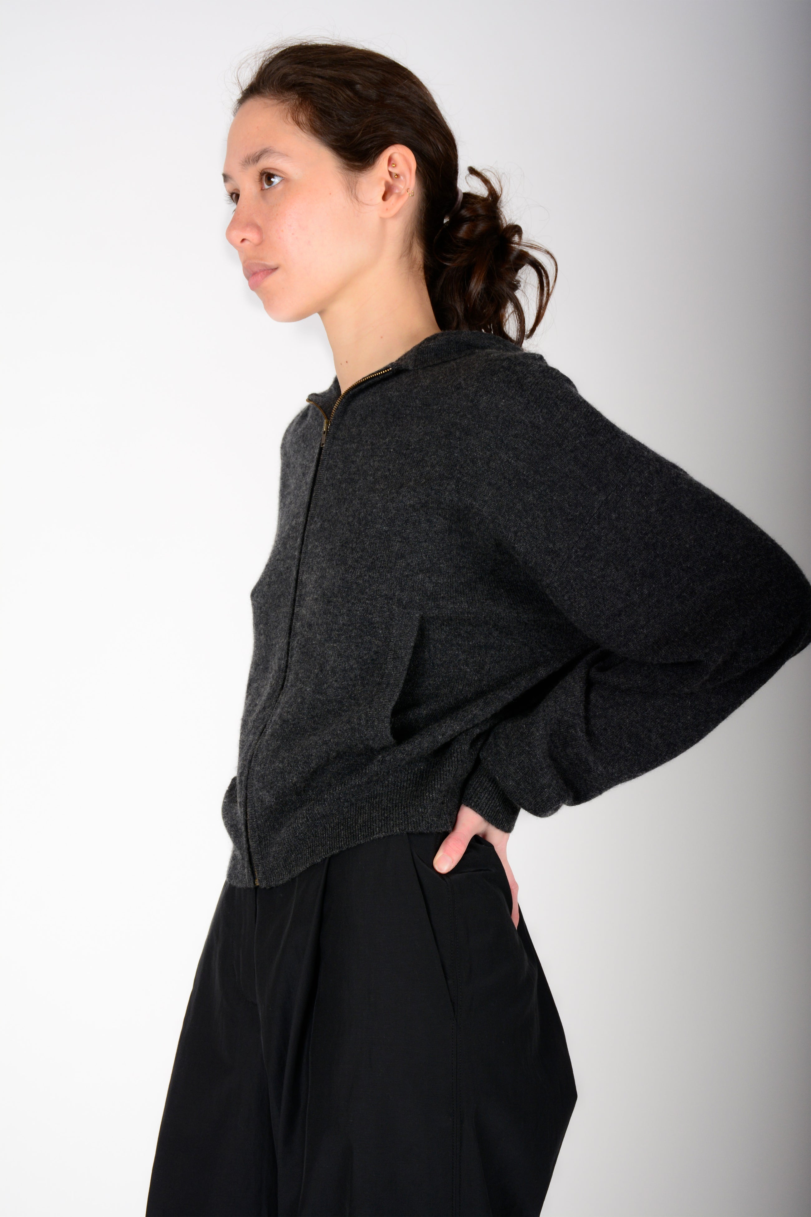 jersey cremallera capucha