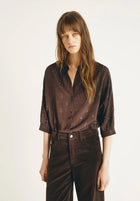 Camisa flores azules