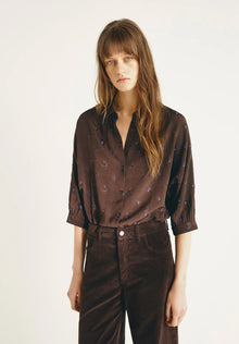 Camisa flores azules