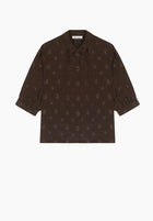 Camisa flores azules