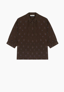 Camisa flores azules