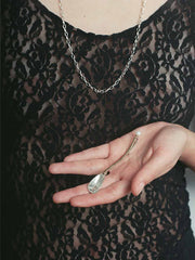 Collar cucharita caviar
