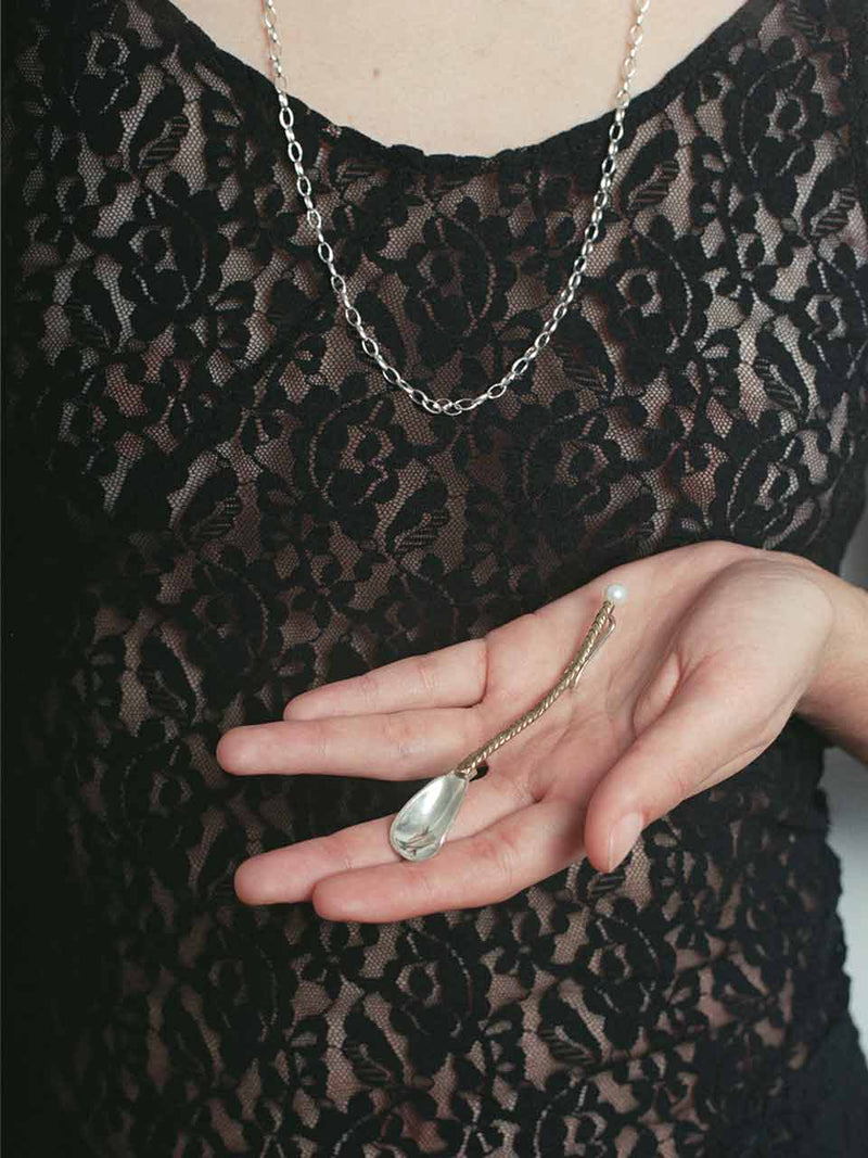 Collar cucharita caviar
