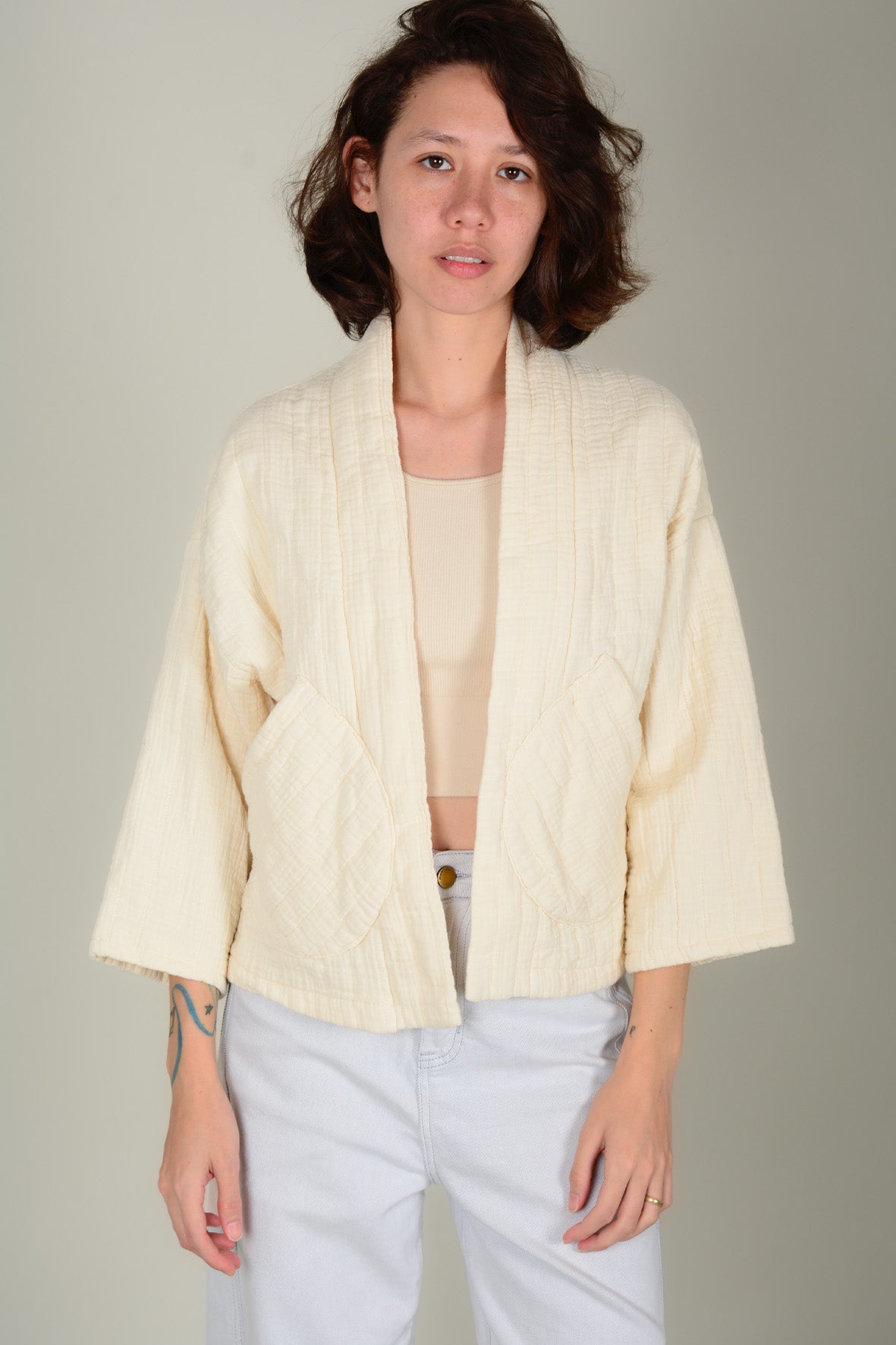 Chaqueta guateada corta