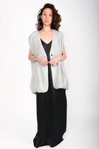 Chaleco algodón hombros fruncidos