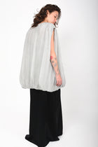 Chaleco algodón hombros fruncidos